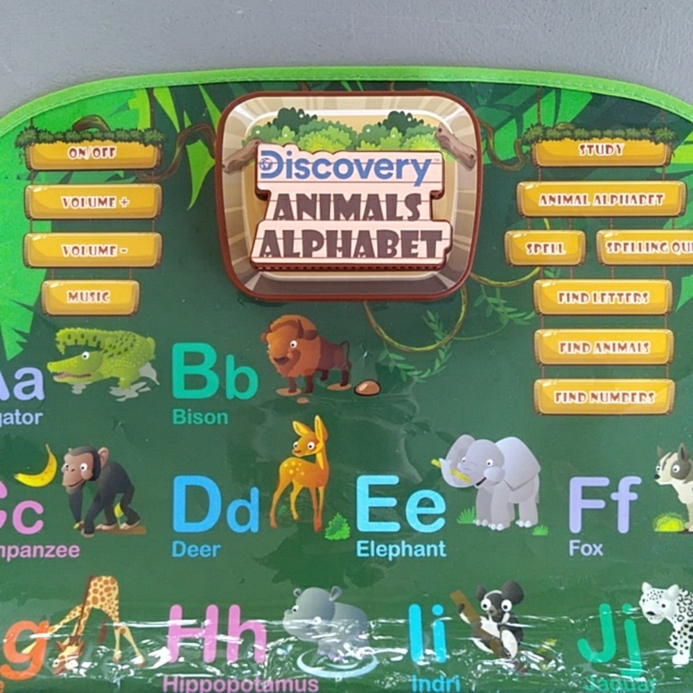 Discovery Animals Alphabet Touch Pad and Gel Color Writer Tablet Toys - Picture 4 of 5
